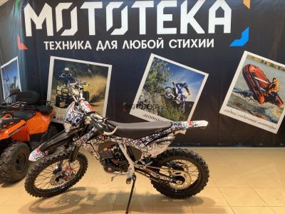 Мотоцикл кроссовый / эндуро BSE (БСЕ) Z10 L Graffiti White (030)