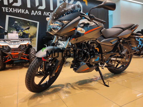 Мотоцикл дорожный BAJAJ (Баджадж) Pulsar 180 чёрный/оранжевый с ПТС | Мототека