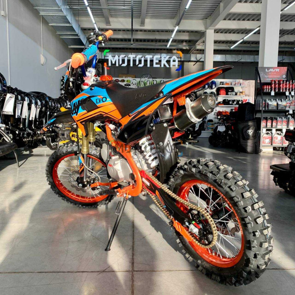 Питбайк KAYO (Кайо) EVOLUTION YX125EM 17/14 KRZ (механ. сцепл.. эл. стартер 2022 г.) | Мототека